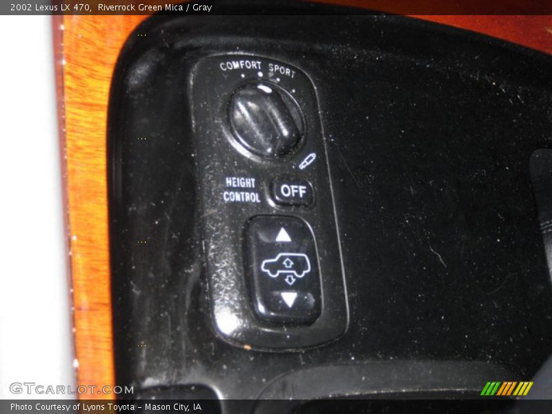 Riverrock Green Mica / Gray 2002 Lexus LX 470