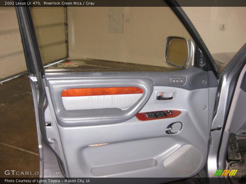 Riverrock Green Mica / Gray 2002 Lexus LX 470