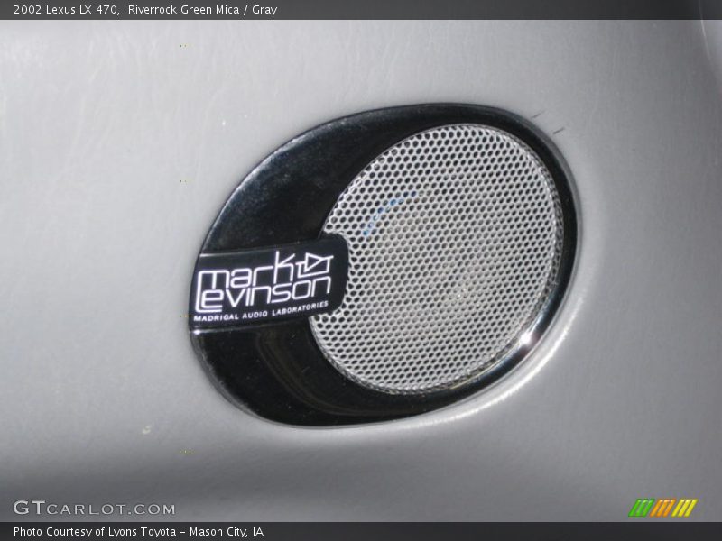 Riverrock Green Mica / Gray 2002 Lexus LX 470