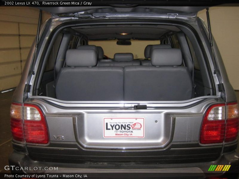 Riverrock Green Mica / Gray 2002 Lexus LX 470