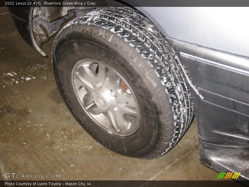 Riverrock Green Mica / Gray 2002 Lexus LX 470