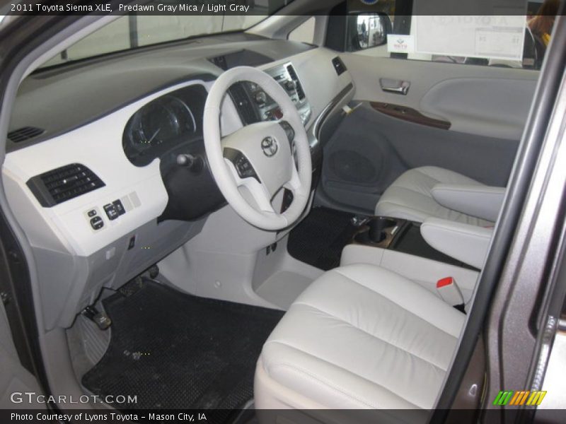 Predawn Gray Mica / Light Gray 2011 Toyota Sienna XLE