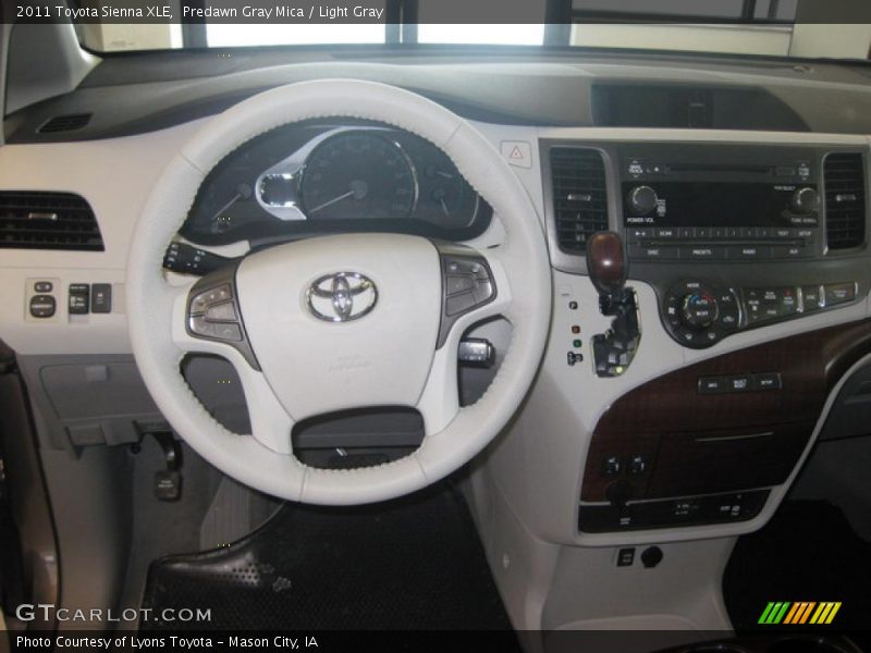 Predawn Gray Mica / Light Gray 2011 Toyota Sienna XLE