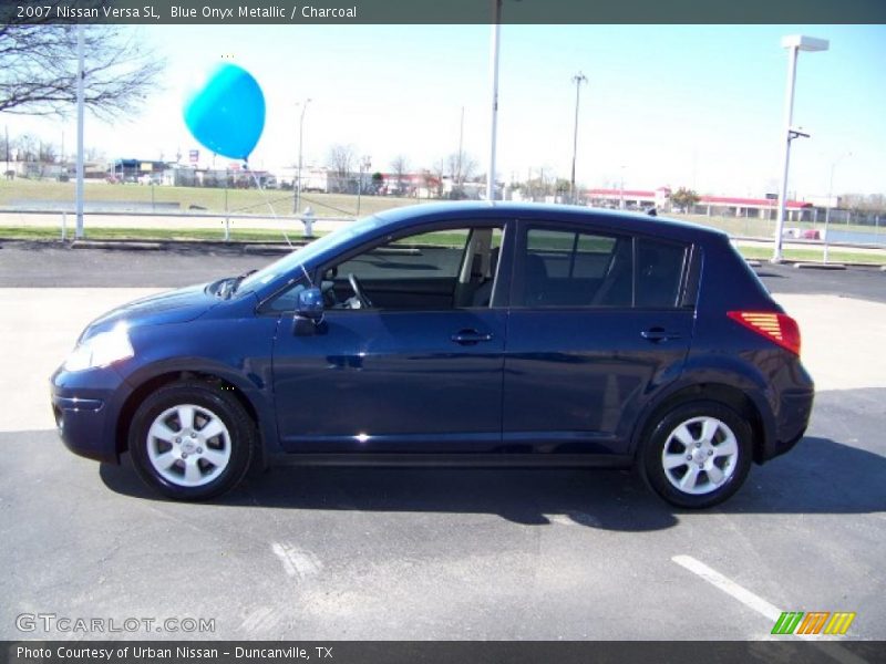 Blue Onyx Metallic / Charcoal 2007 Nissan Versa SL
