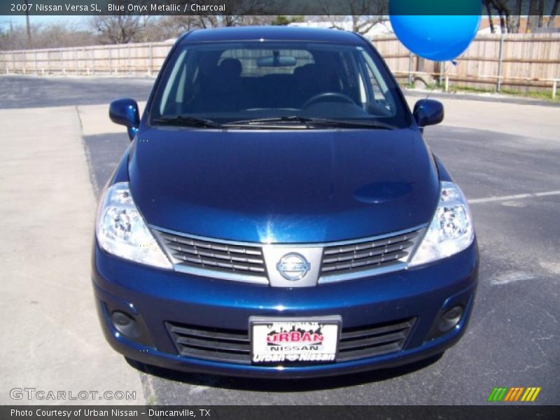 Blue Onyx Metallic / Charcoal 2007 Nissan Versa SL