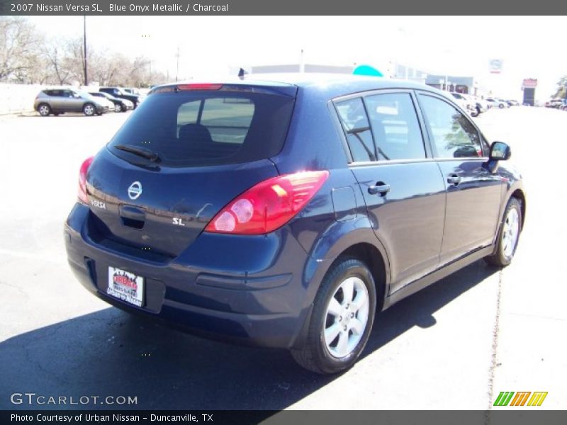 Blue Onyx Metallic / Charcoal 2007 Nissan Versa SL