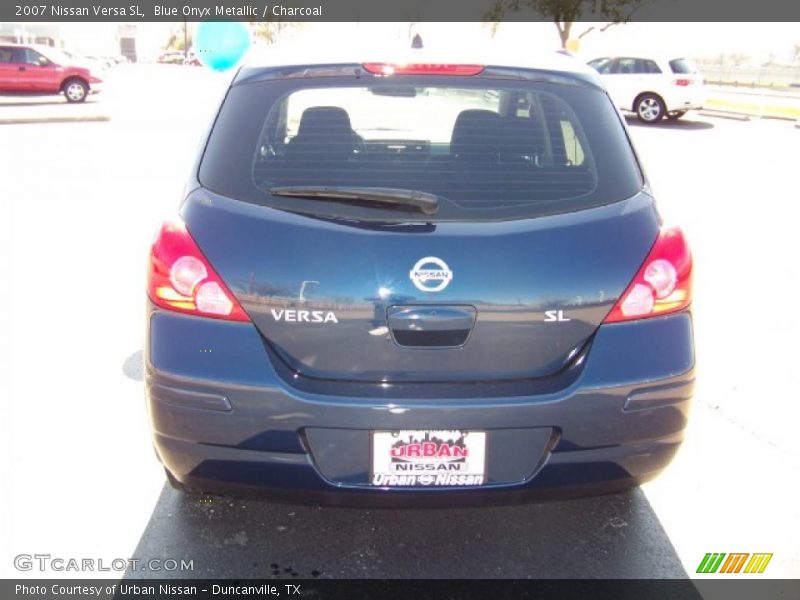 Blue Onyx Metallic / Charcoal 2007 Nissan Versa SL