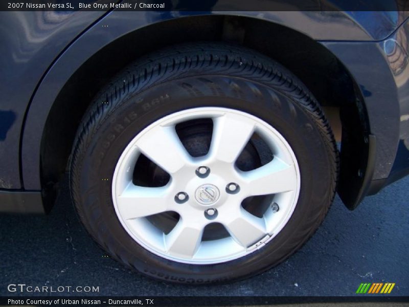 Blue Onyx Metallic / Charcoal 2007 Nissan Versa SL