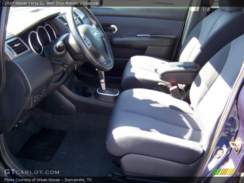 Blue Onyx Metallic / Charcoal 2007 Nissan Versa SL