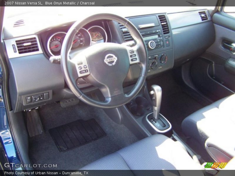 Blue Onyx Metallic / Charcoal 2007 Nissan Versa SL