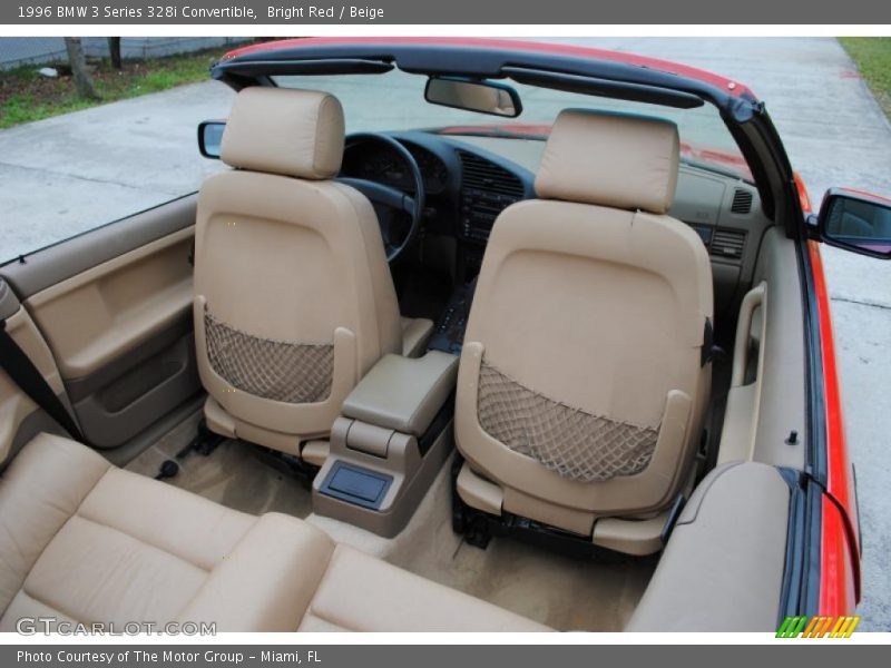 Bright Red / Beige 1996 BMW 3 Series 328i Convertible