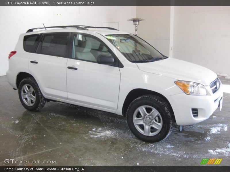 Super White / Sand Beige 2010 Toyota RAV4 I4 4WD