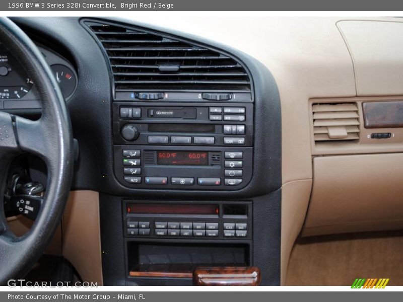 Controls of 1996 3 Series 328i Convertible