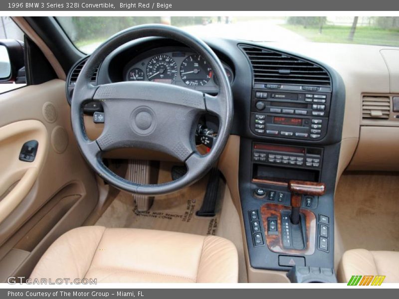 Dashboard of 1996 3 Series 328i Convertible