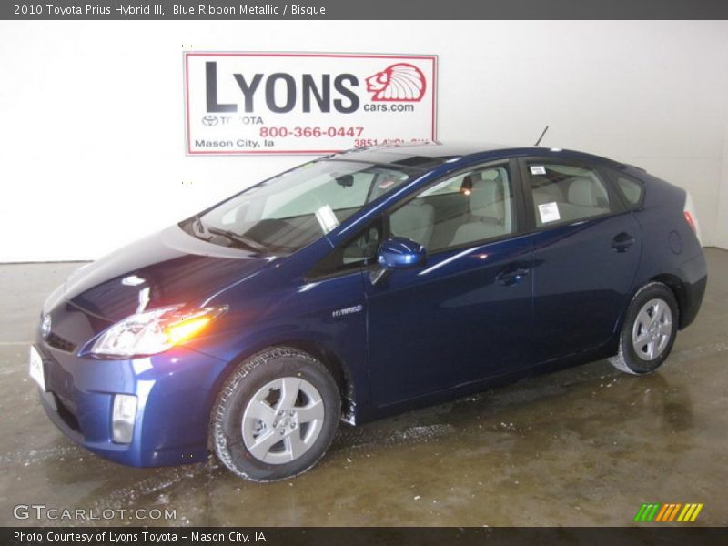 Blue Ribbon Metallic / Bisque 2010 Toyota Prius Hybrid III