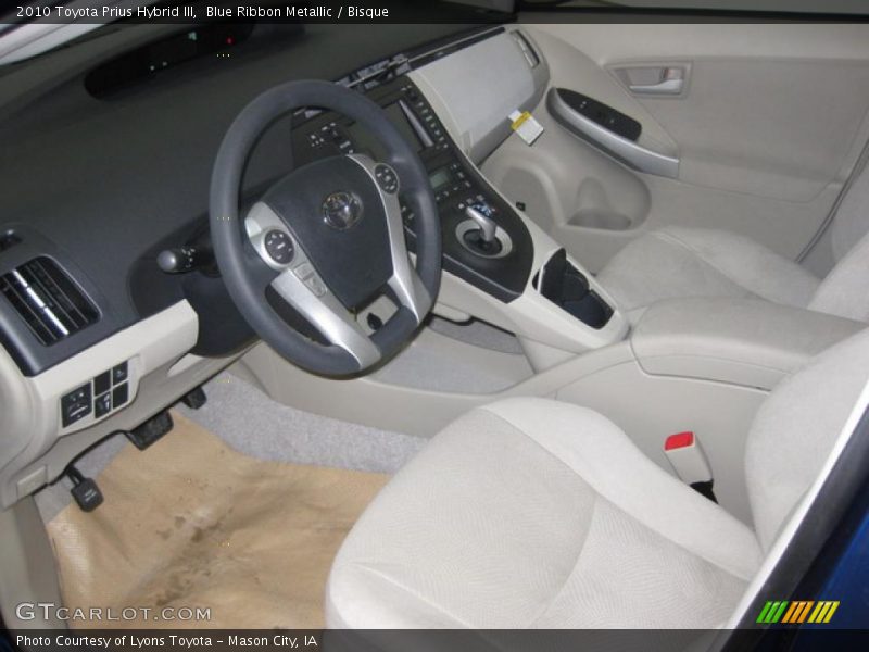 Blue Ribbon Metallic / Bisque 2010 Toyota Prius Hybrid III