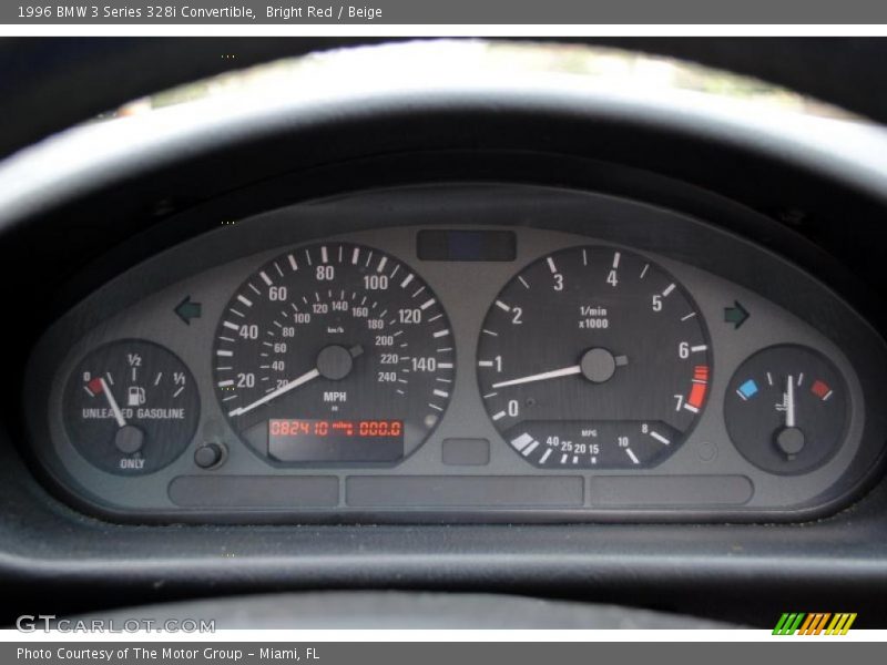  1996 3 Series 328i Convertible 328i Convertible Gauges