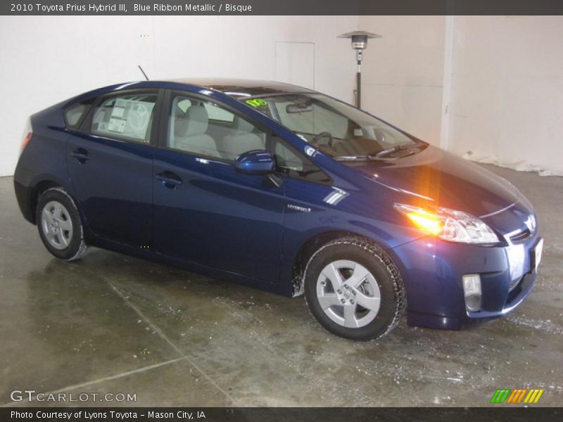 Blue Ribbon Metallic / Bisque 2010 Toyota Prius Hybrid III