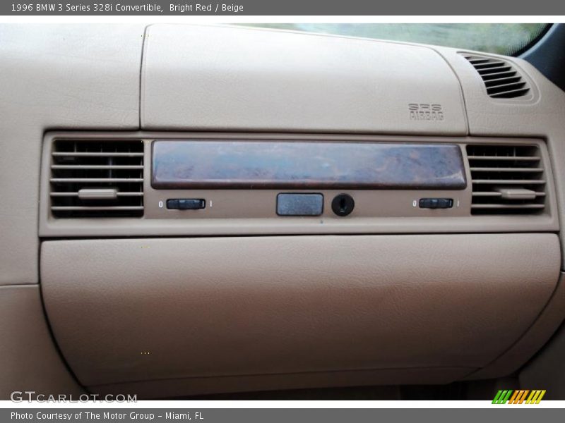 Bright Red / Beige 1996 BMW 3 Series 328i Convertible