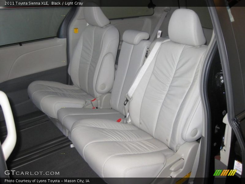 Black / Light Gray 2011 Toyota Sienna XLE