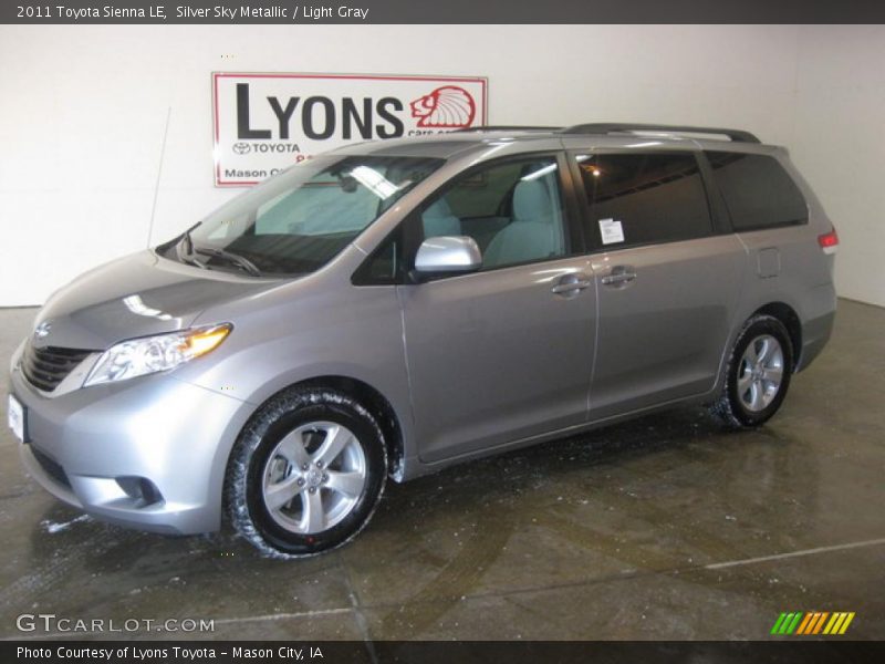 Silver Sky Metallic / Light Gray 2011 Toyota Sienna LE
