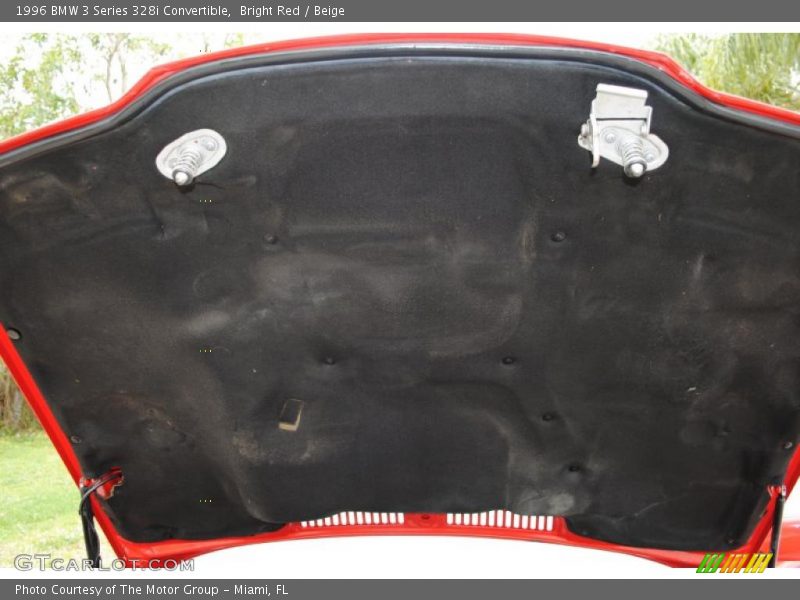 Bright Red / Beige 1996 BMW 3 Series 328i Convertible