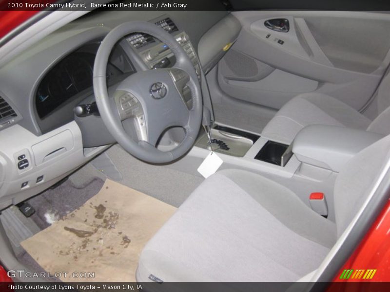 Barcelona Red Metallic / Ash Gray 2010 Toyota Camry Hybrid