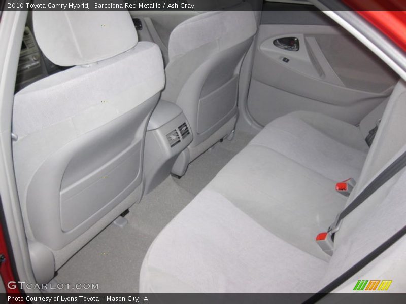 Barcelona Red Metallic / Ash Gray 2010 Toyota Camry Hybrid