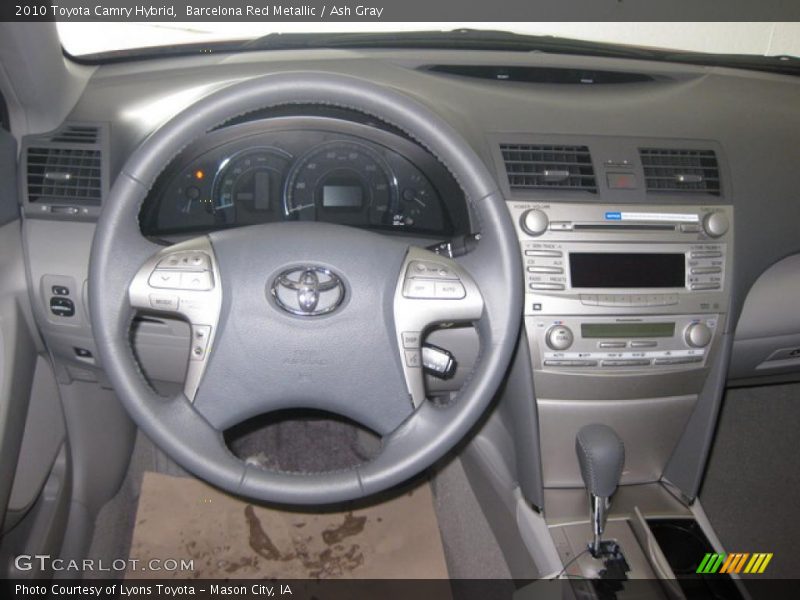 Barcelona Red Metallic / Ash Gray 2010 Toyota Camry Hybrid
