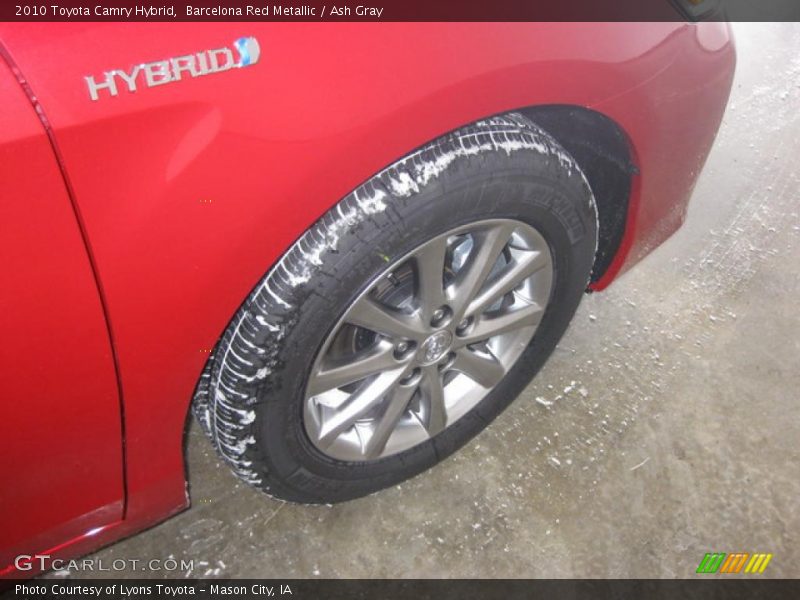 Barcelona Red Metallic / Ash Gray 2010 Toyota Camry Hybrid