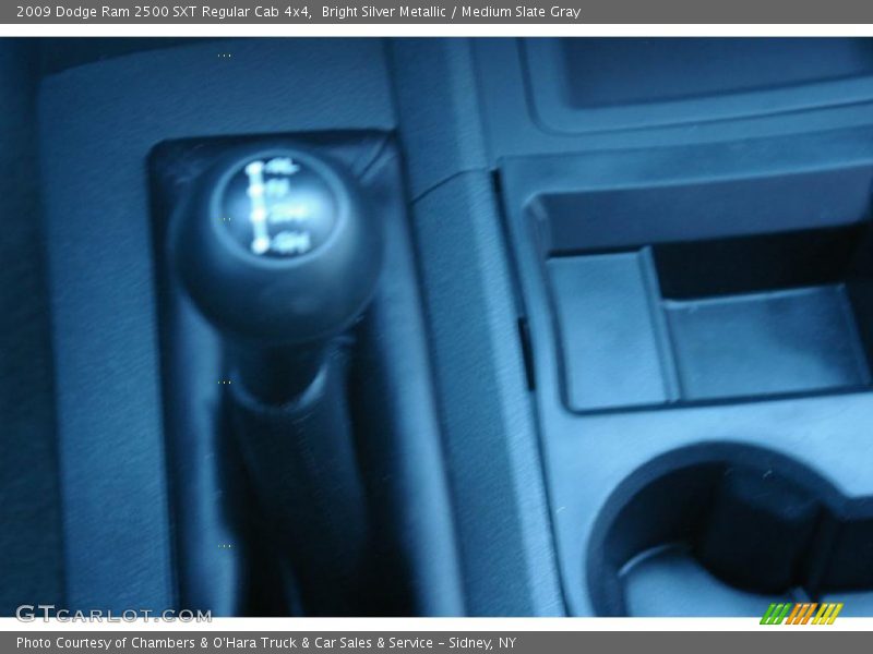Bright Silver Metallic / Medium Slate Gray 2009 Dodge Ram 2500 SXT Regular Cab 4x4