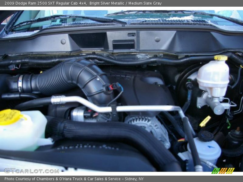 Bright Silver Metallic / Medium Slate Gray 2009 Dodge Ram 2500 SXT Regular Cab 4x4