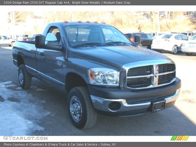 Bright Silver Metallic / Medium Slate Gray 2009 Dodge Ram 2500 SXT Regular Cab 4x4