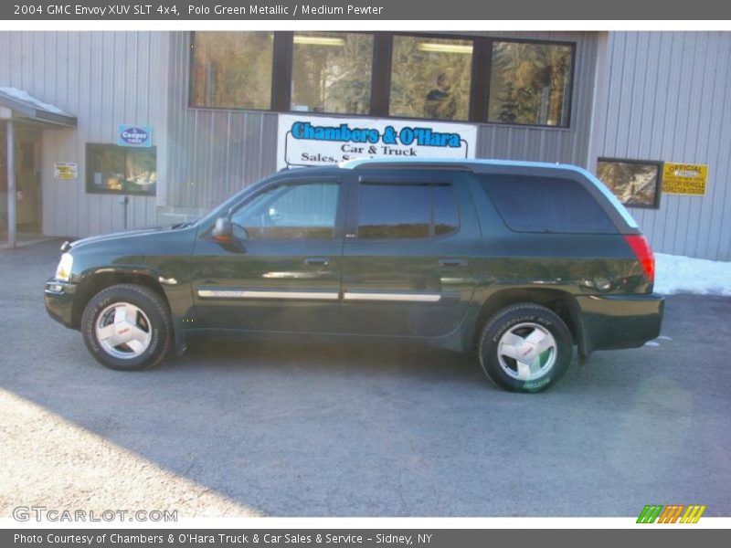 Polo Green Metallic / Medium Pewter 2004 GMC Envoy XUV SLT 4x4