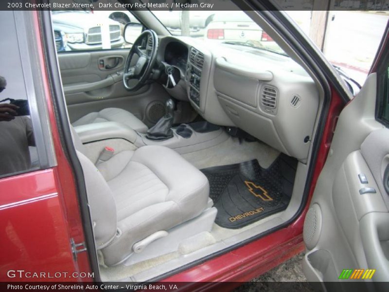 Dark Cherry Red Metallic / Medium Gray 2003 Chevrolet Blazer Xtreme