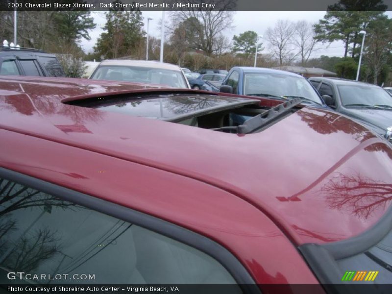 Dark Cherry Red Metallic / Medium Gray 2003 Chevrolet Blazer Xtreme