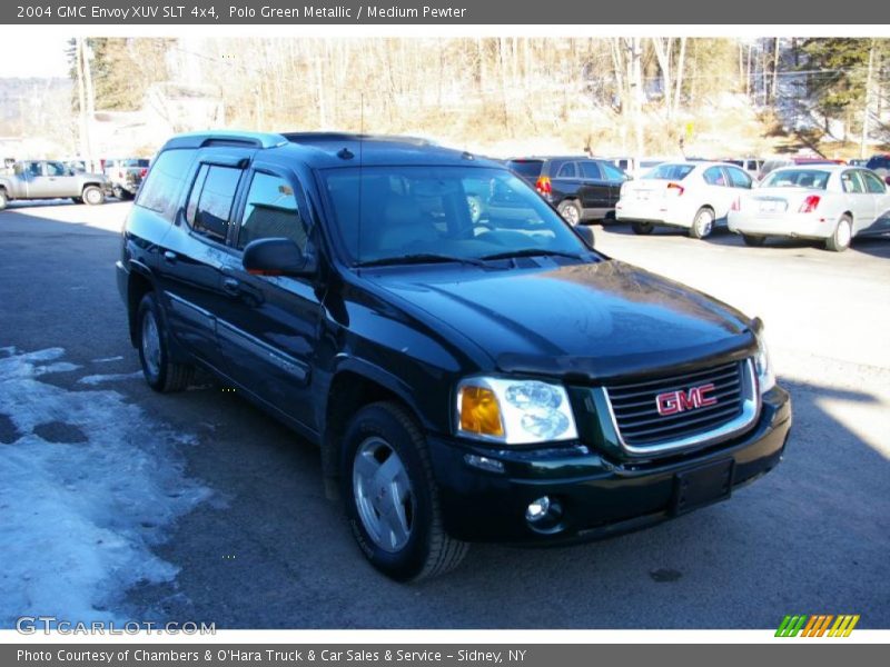 Polo Green Metallic / Medium Pewter 2004 GMC Envoy XUV SLT 4x4