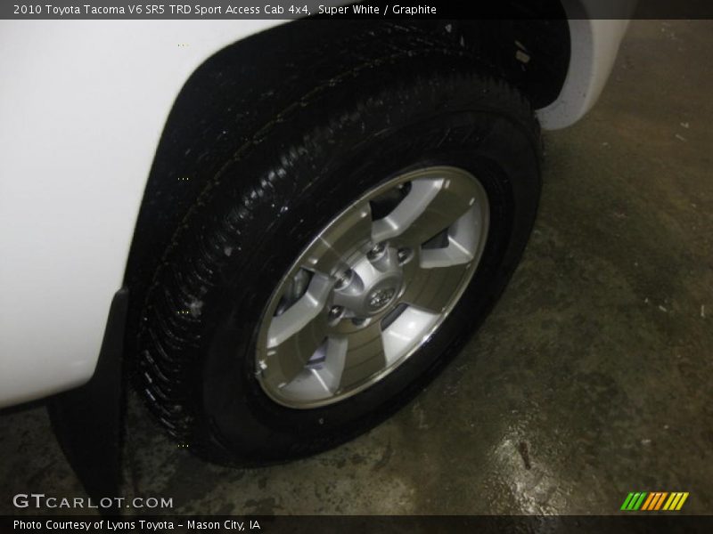 Super White / Graphite 2010 Toyota Tacoma V6 SR5 TRD Sport Access Cab 4x4
