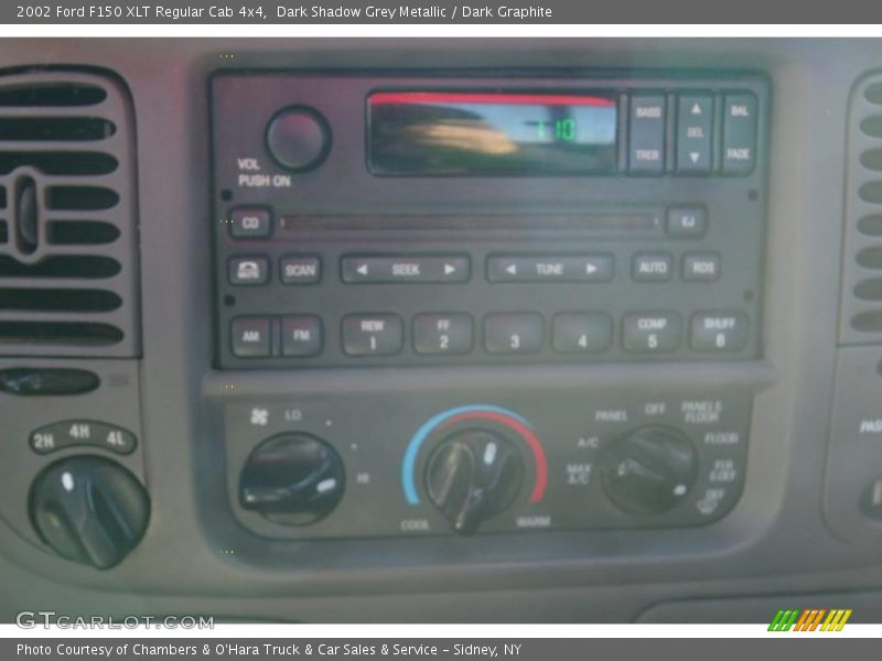Dark Shadow Grey Metallic / Dark Graphite 2002 Ford F150 XLT Regular Cab 4x4