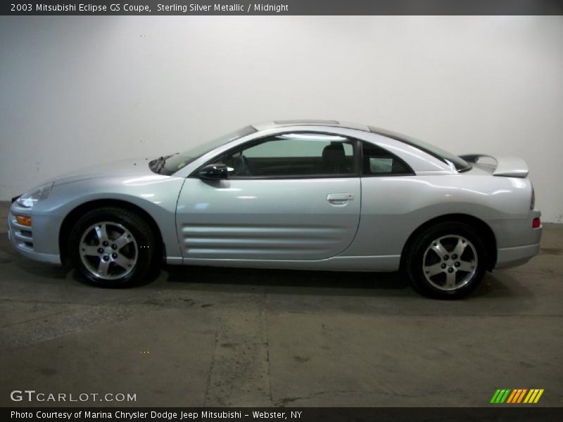 Sterling Silver Metallic / Midnight 2003 Mitsubishi Eclipse GS Coupe