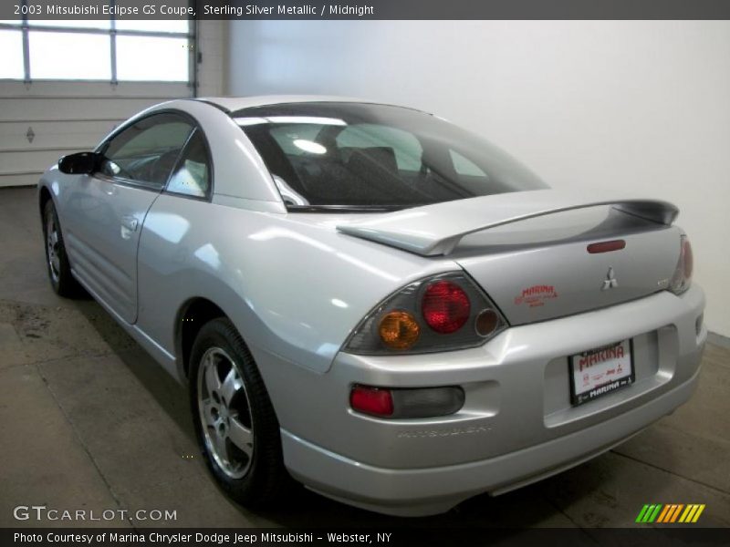 Sterling Silver Metallic / Midnight 2003 Mitsubishi Eclipse GS Coupe