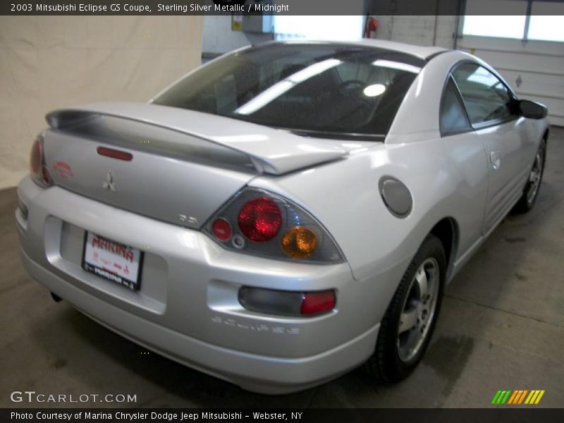 Sterling Silver Metallic / Midnight 2003 Mitsubishi Eclipse GS Coupe