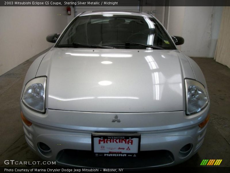 Sterling Silver Metallic / Midnight 2003 Mitsubishi Eclipse GS Coupe