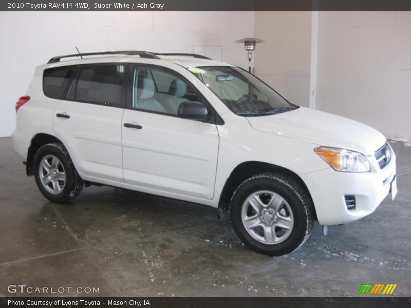 Super White / Ash Gray 2010 Toyota RAV4 I4 4WD