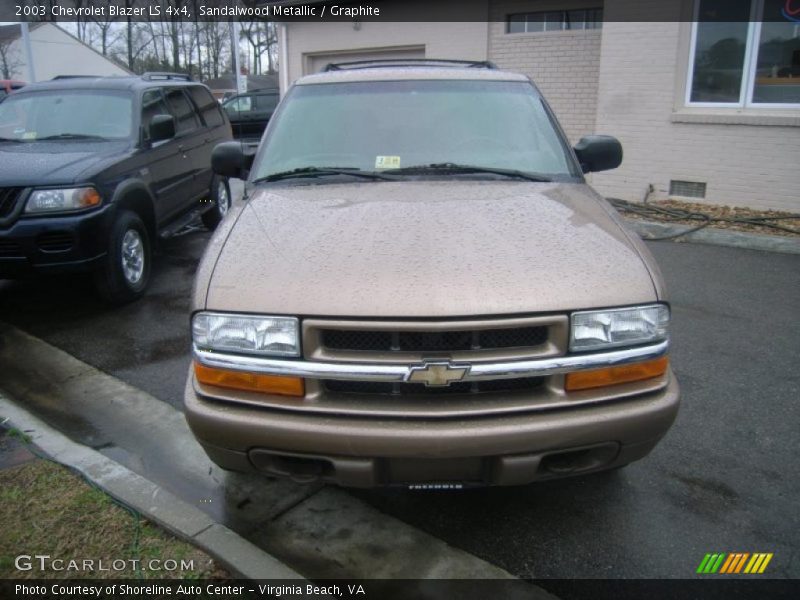 Sandalwood Metallic / Graphite 2003 Chevrolet Blazer LS 4x4