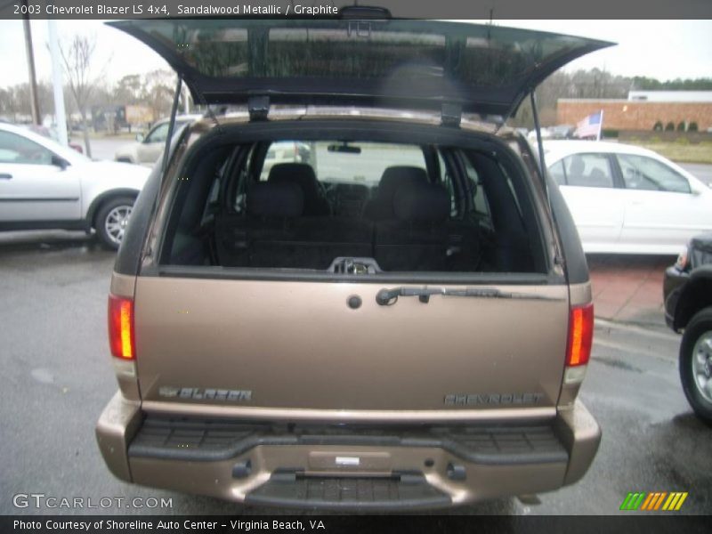 Sandalwood Metallic / Graphite 2003 Chevrolet Blazer LS 4x4