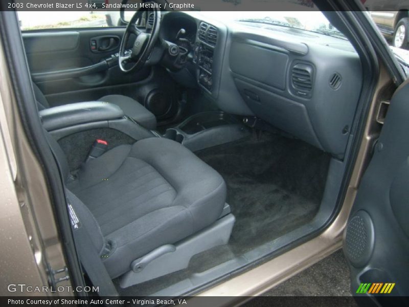 Sandalwood Metallic / Graphite 2003 Chevrolet Blazer LS 4x4