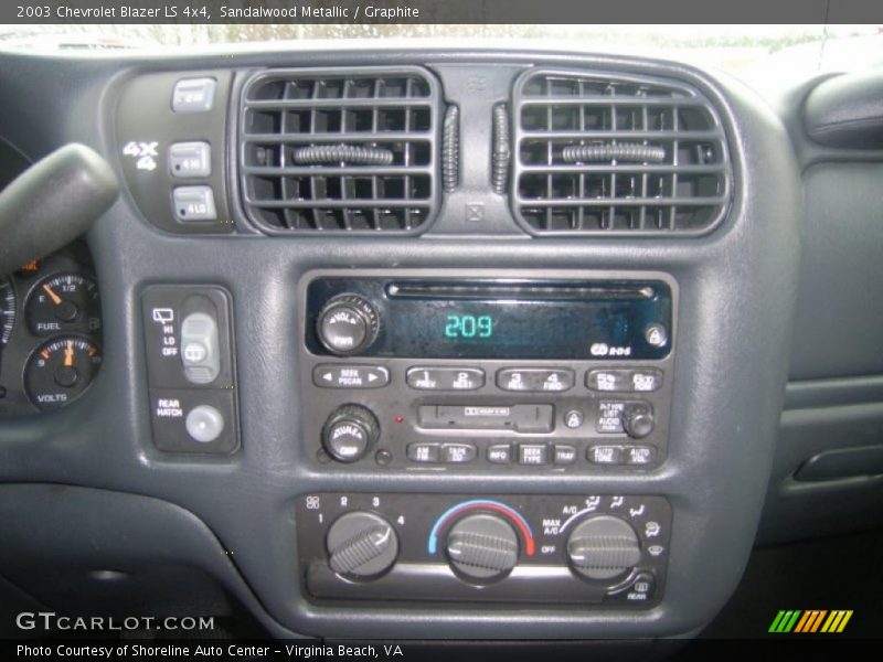 Sandalwood Metallic / Graphite 2003 Chevrolet Blazer LS 4x4