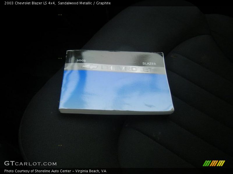 Sandalwood Metallic / Graphite 2003 Chevrolet Blazer LS 4x4