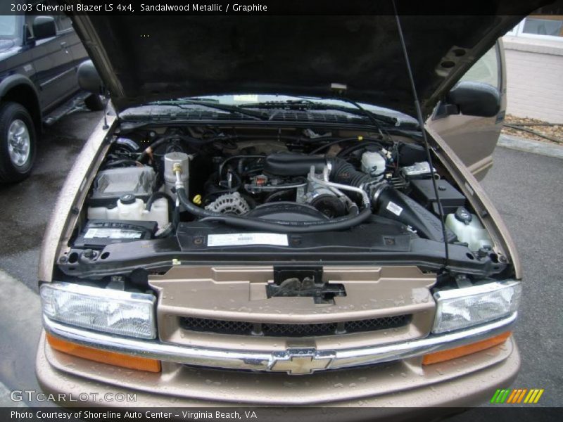 Sandalwood Metallic / Graphite 2003 Chevrolet Blazer LS 4x4